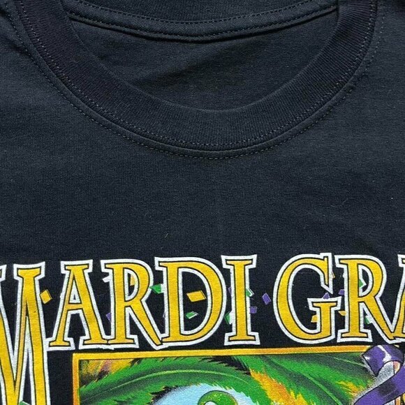 Y2K Mardi Gras New Orleans Louisiana USA Tourist Shirt - Picture 4 of 5